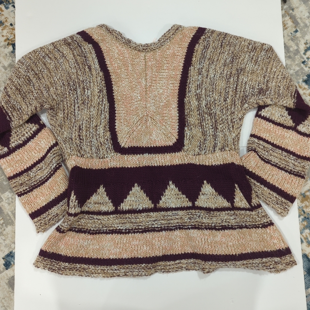 Free People Open Cardigan Sweater - Women's Size Medium Bell Sleeve - Picture 3 of 14